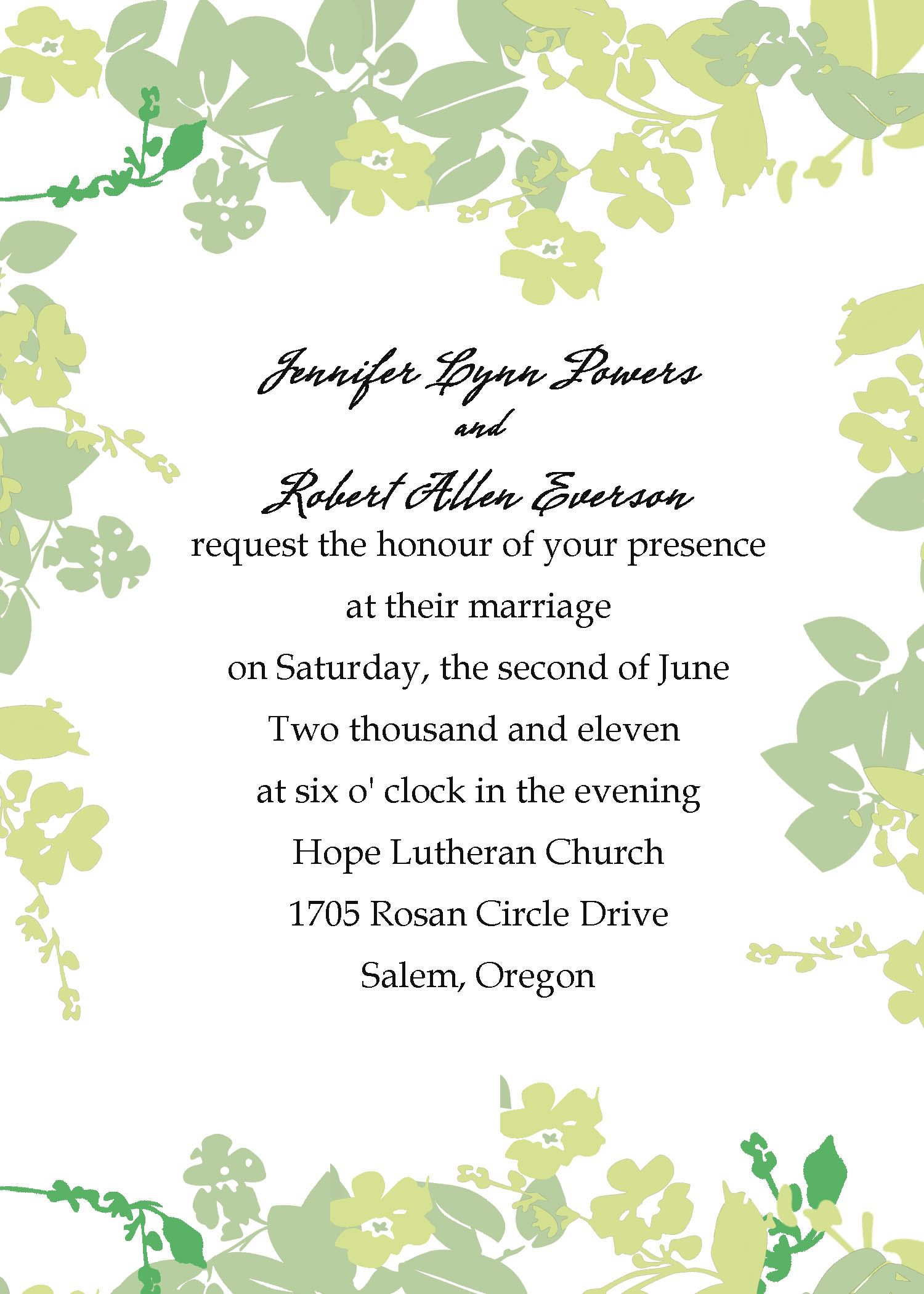 Affordable Wedding Invitation Template Online 