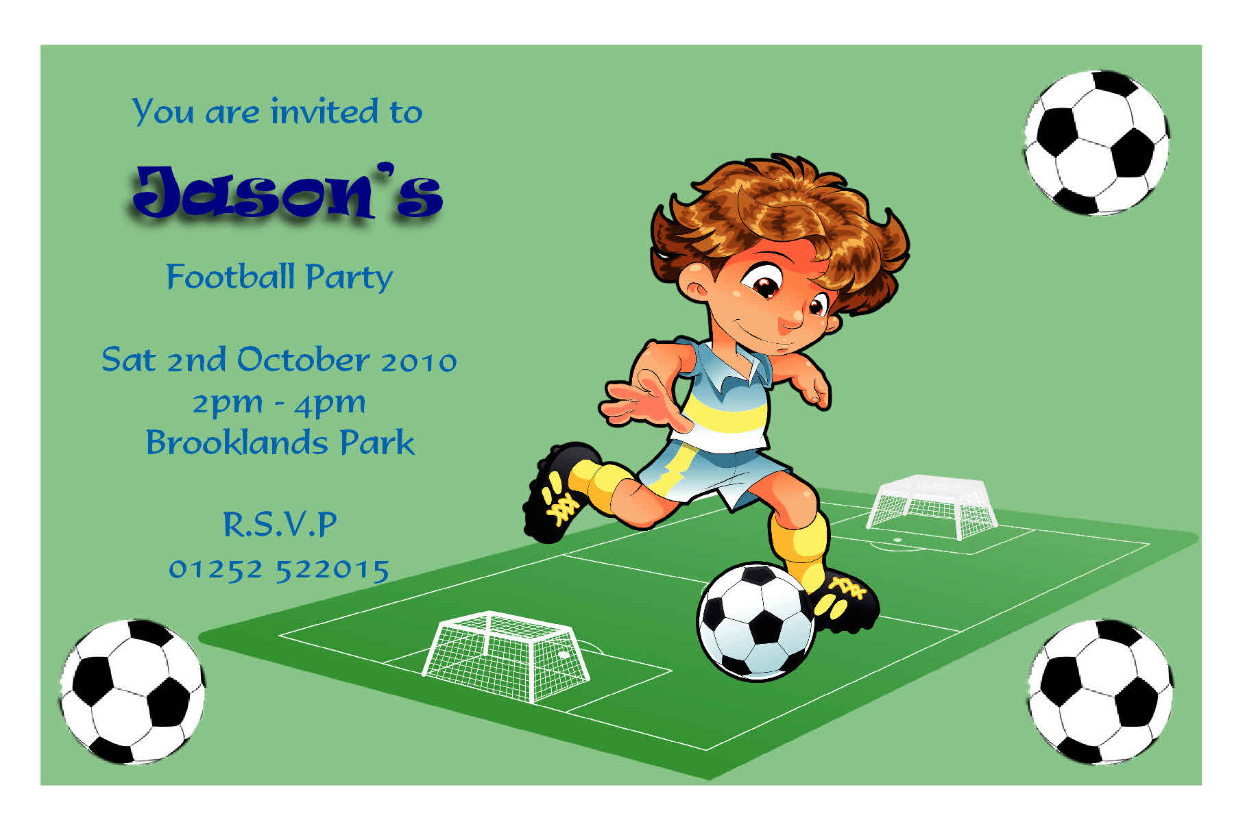 Birthday Party Invitation Template Free Download