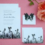 Butterfly Wedding Invitation Sample