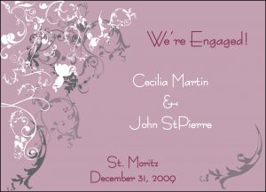 Engagement Invitation Idea