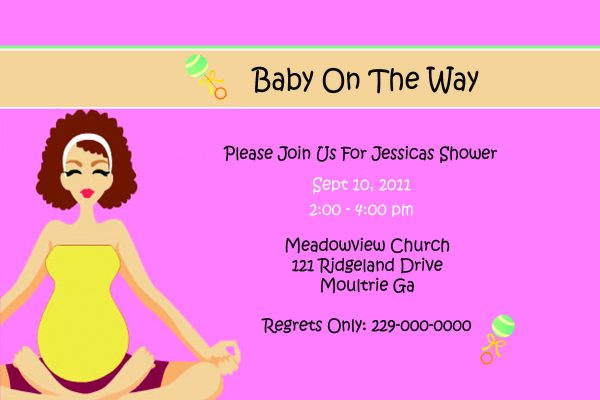 Baby Shower Invitation Card