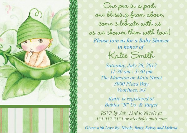 Baby Shower Invitation Sample