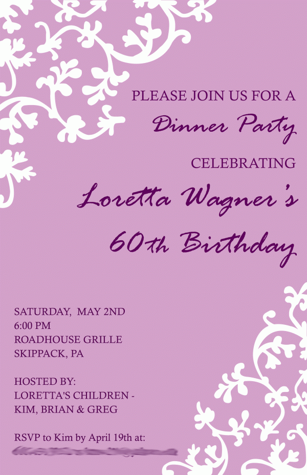 Birthday Party Invitation