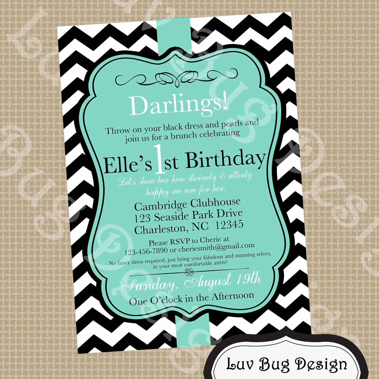 Birthday Party Invitation Design