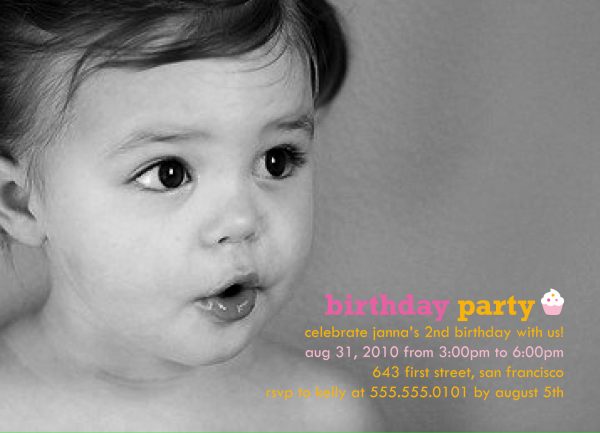 Birthday Party Invitation Template