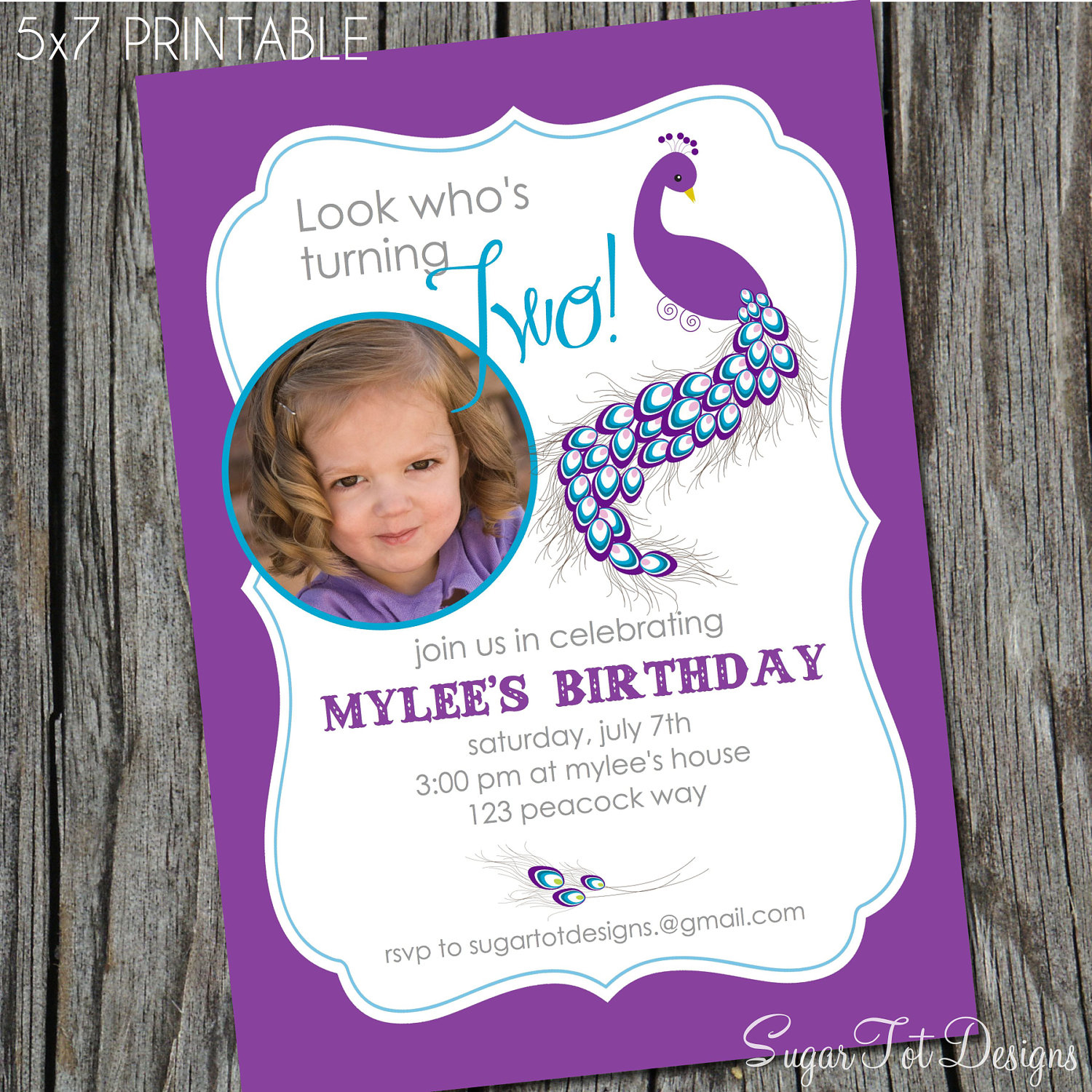 Birthday Party Invitation Template Card