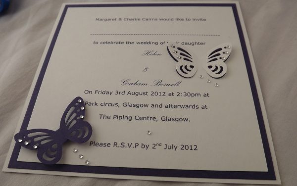 Butterfly Wedding Invitation Online