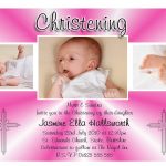 Christening Invitation Card
