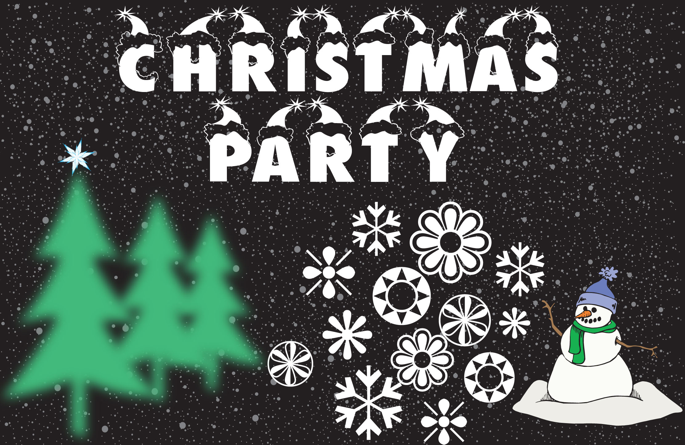 Christmas Party Invitation Design