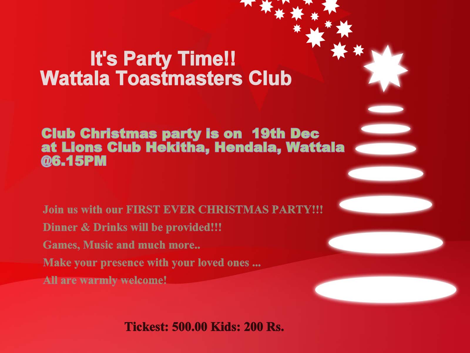 Christmas Party Invitation Online