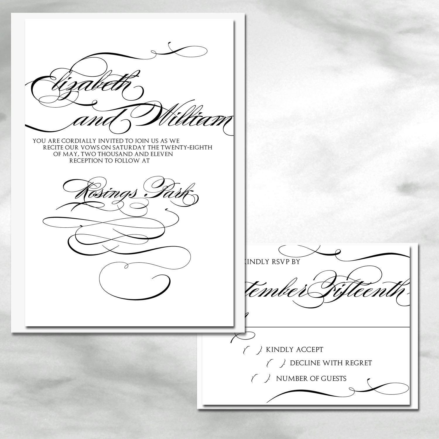 Creative Wedding Invitation Printable