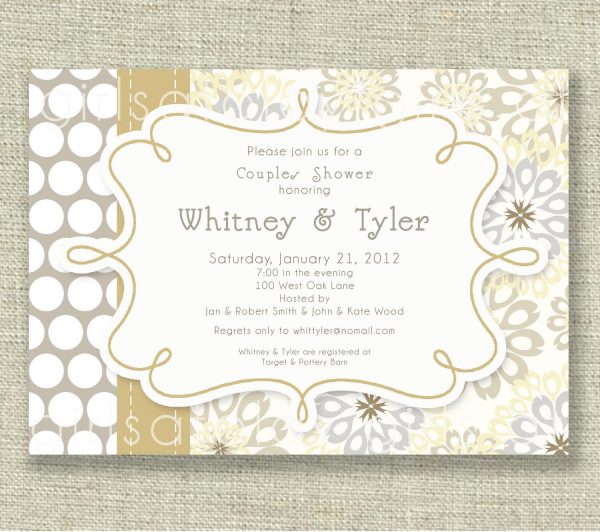 Design Etiquette Printable Invitation Sample