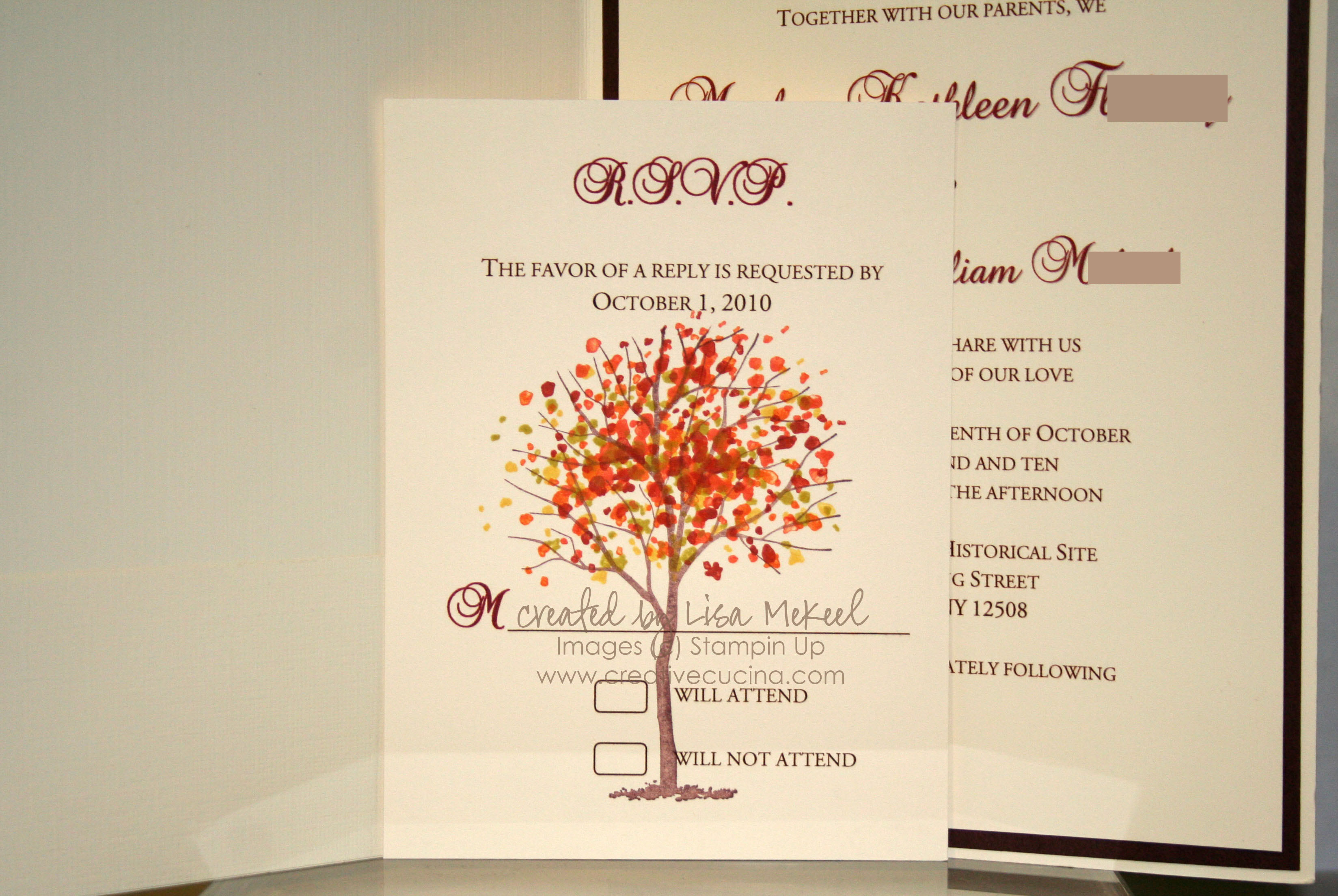Elegant Wedding Invitation Template Card