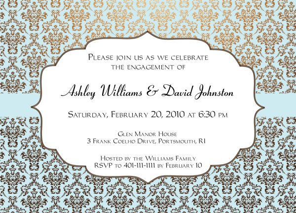 Engagement Invitation Design