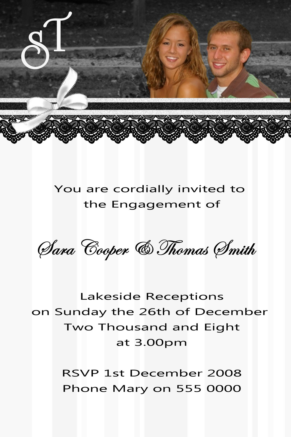Engagement Invitation Wording