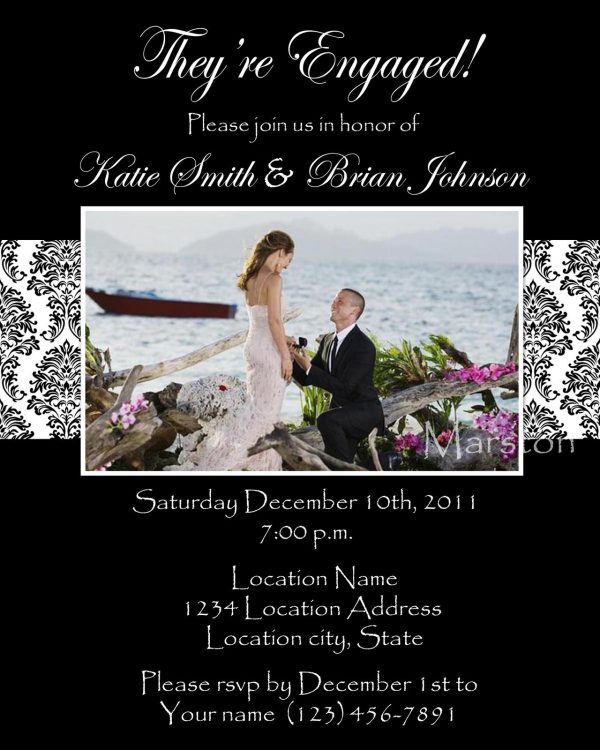 Engagement Party Invitation Wording