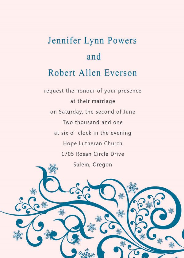 Fall Wedding Invitation Template Quotes