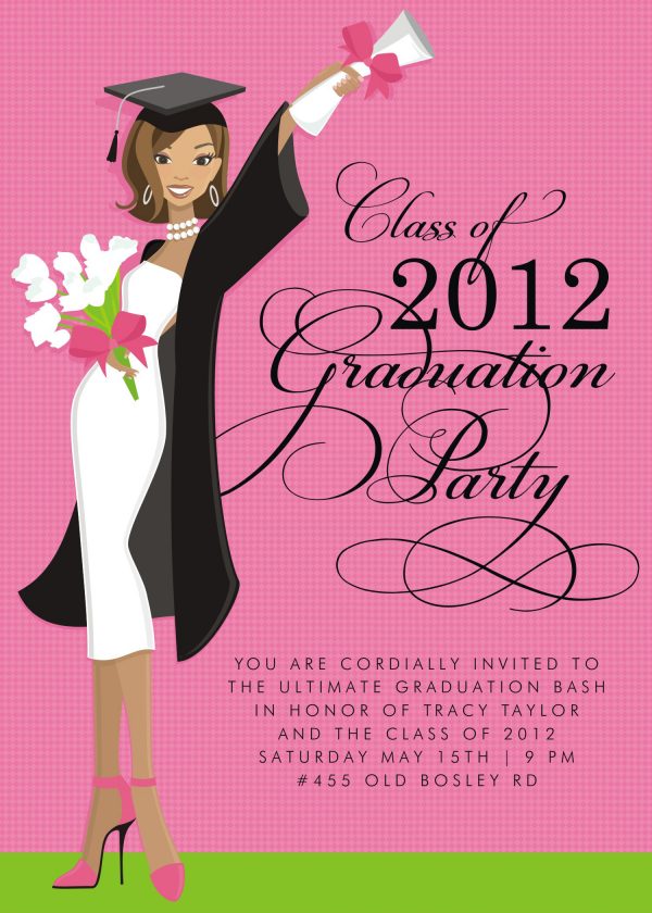 Graduation Party Invitation Template Card