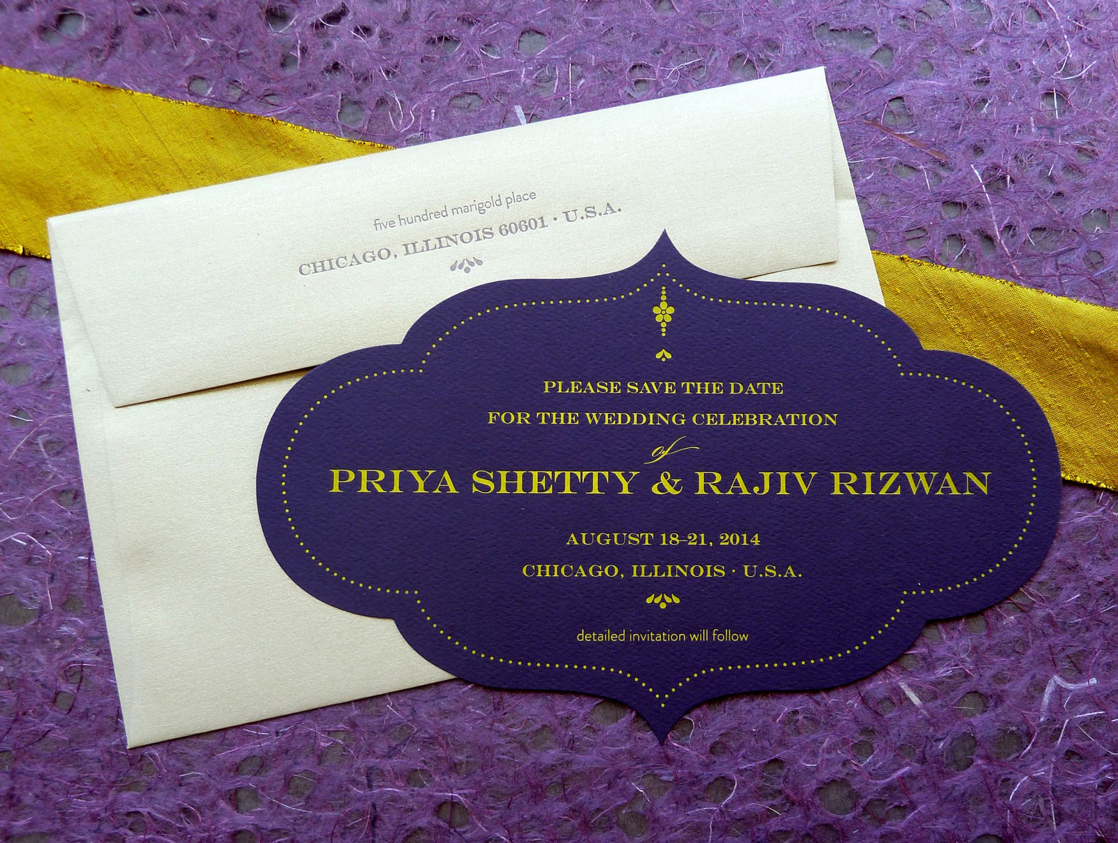 Indian Wedding Invitation Card