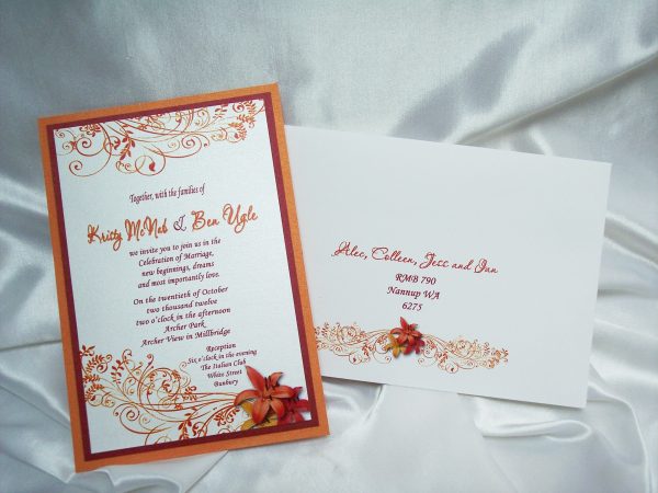 Invitation Wording Template Design