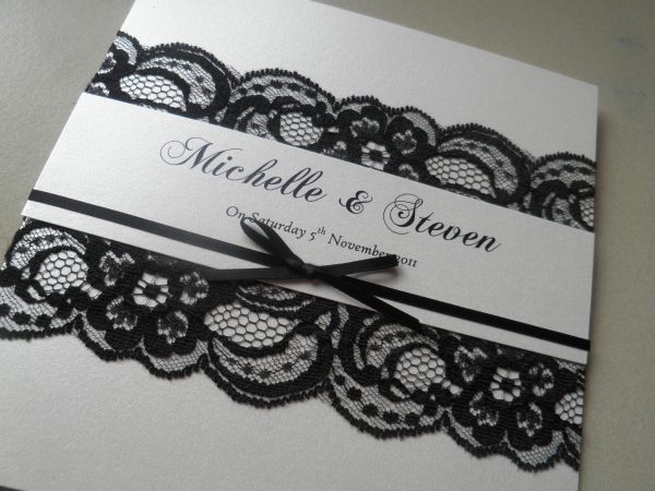 Lace Wedding Invitation