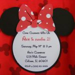 Minnie Mouse Invitation Card