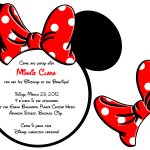 Minnie  Mouse Invitation Sample