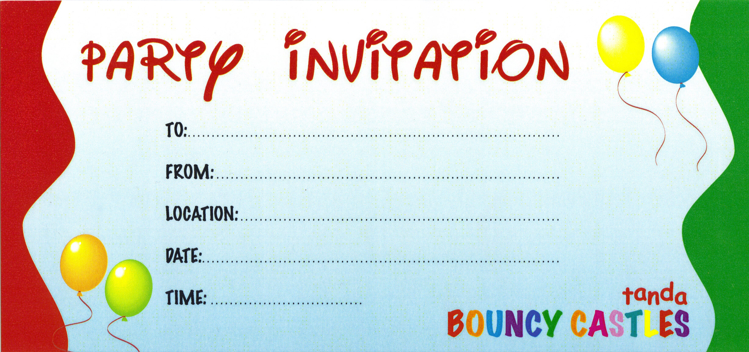 Party Invitation Card