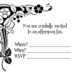 Tea Party Invitation Wording