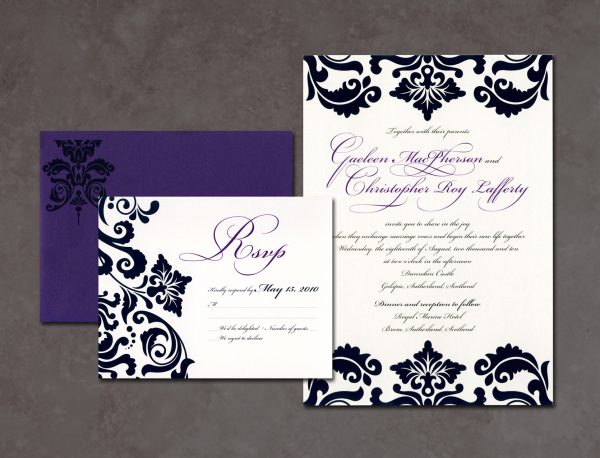 Traditional Wedding Invitation