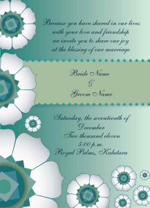 Wedding Invitation Designs Sample