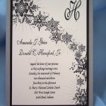 Winter Wedding Invitation Sample